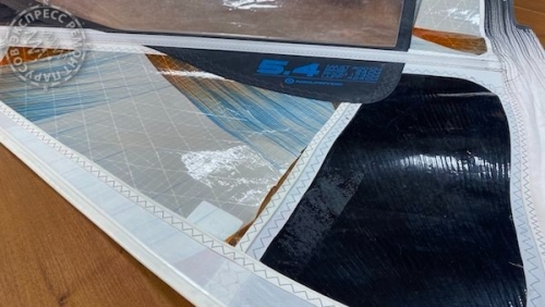 Будни мастерской - ремонт парусов